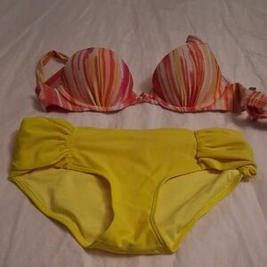 Aerie Colorful Striped Bikini Set